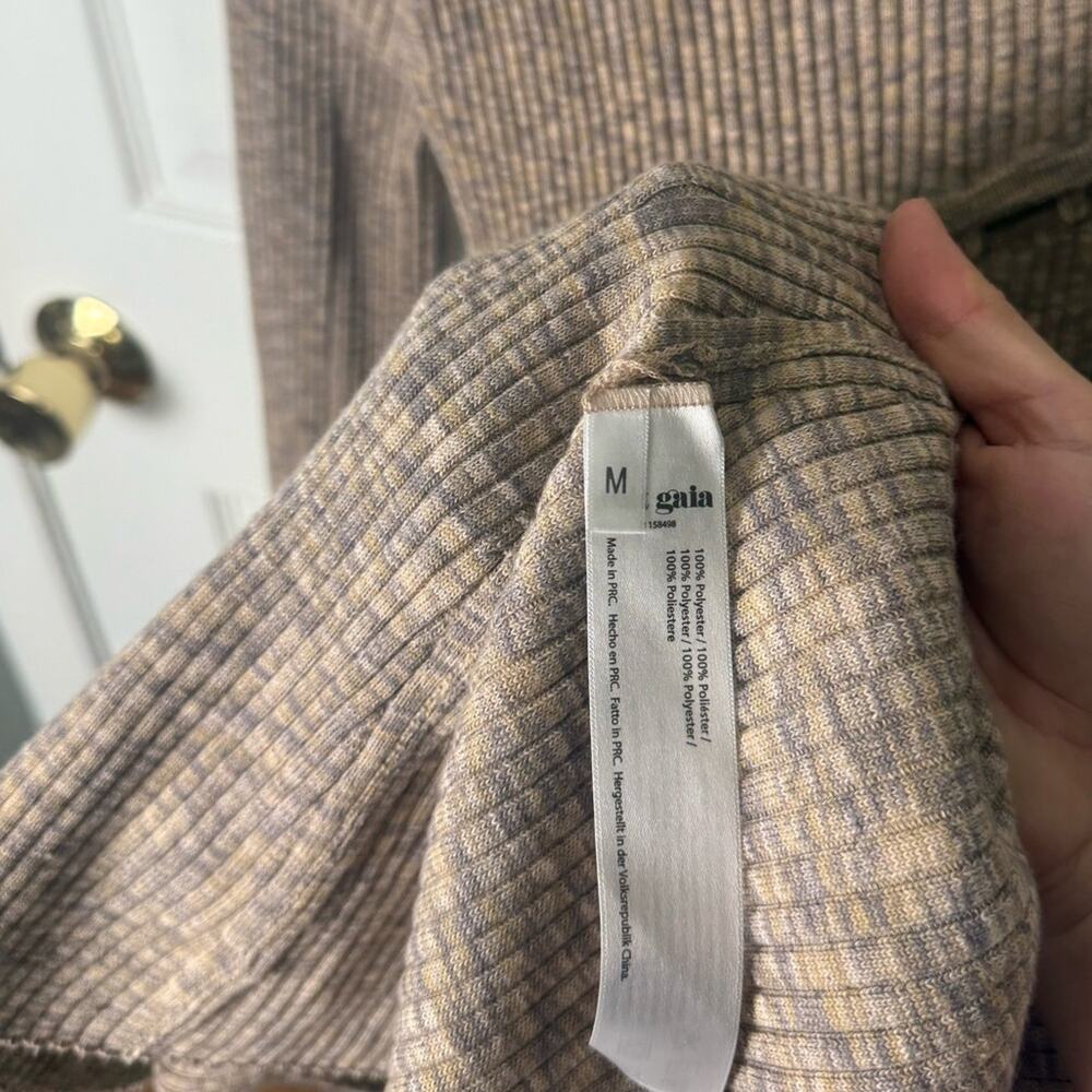 Cult Gaia Rosalia Knit Midi Dress in Canyon Tan M - Picture 10 of 11
